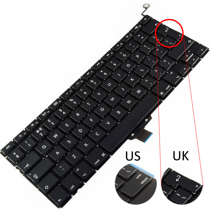 Tastatura Laptop Apple MacBook Pro A1278 iluminata layout UK