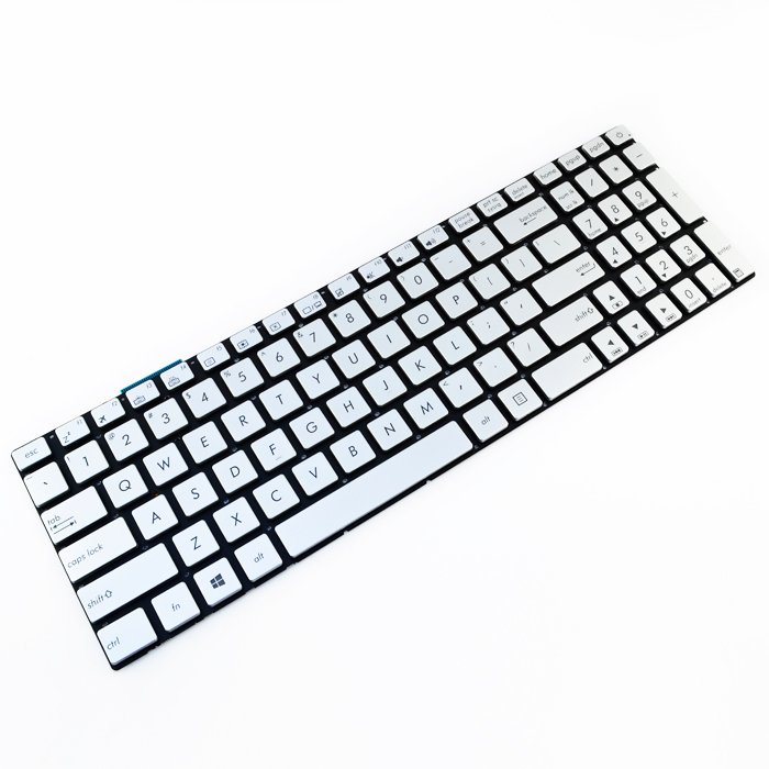 Tastatura Laptop Asus GL752V argintie iluminata