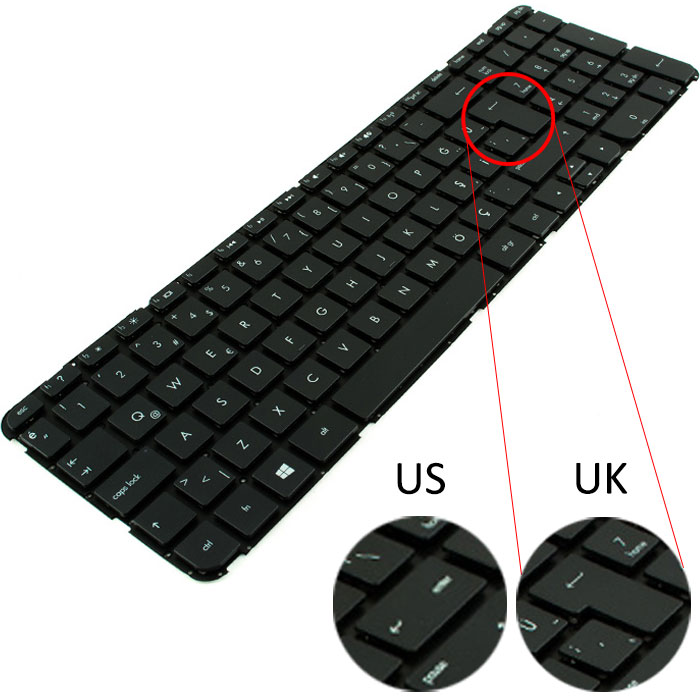 Tastatura Laptop HP 15-ba001nq layout UK
