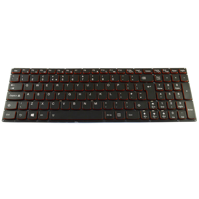Tastatura Laptop IBM Lenovo IdeaPad Y50-70 iluminata layout UK - imagine 2