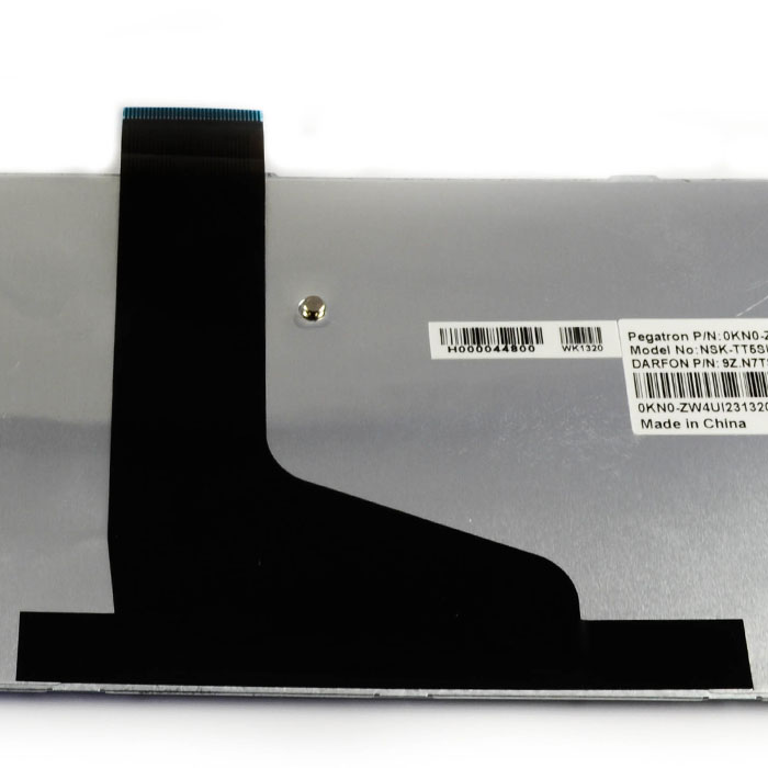 Tastatura Laptop Toshiba Satellite C855 alba - imagine 4