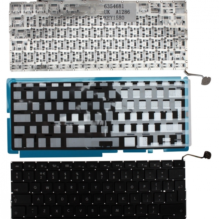 Tastatura Laptop Apple Macbook Pro Unibody 15 inch A1286 (2008) iluminata layout UK