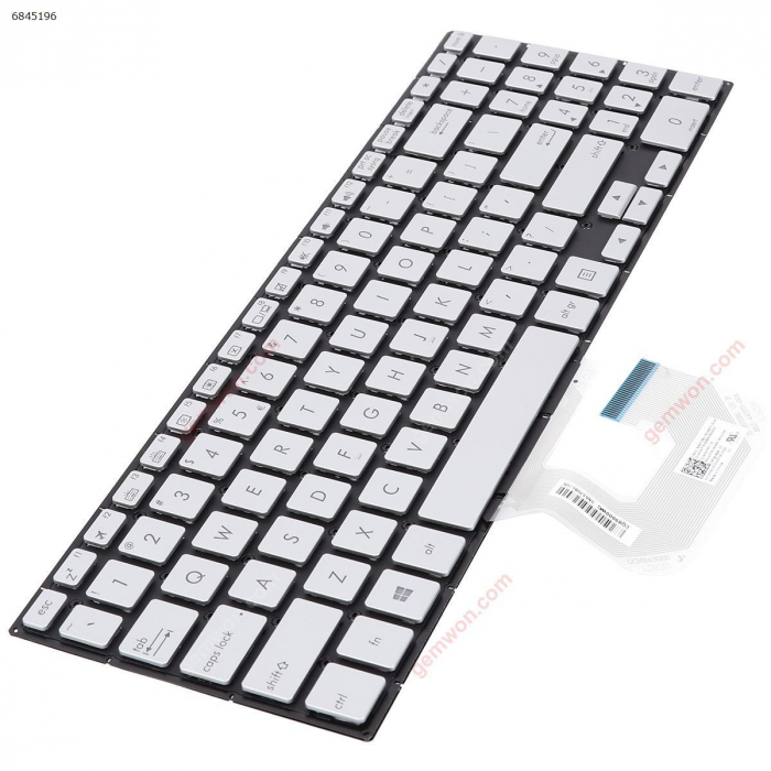 Tastatura Laptop ASUS ZenBook UX561U argintie iluminata - imagine 2