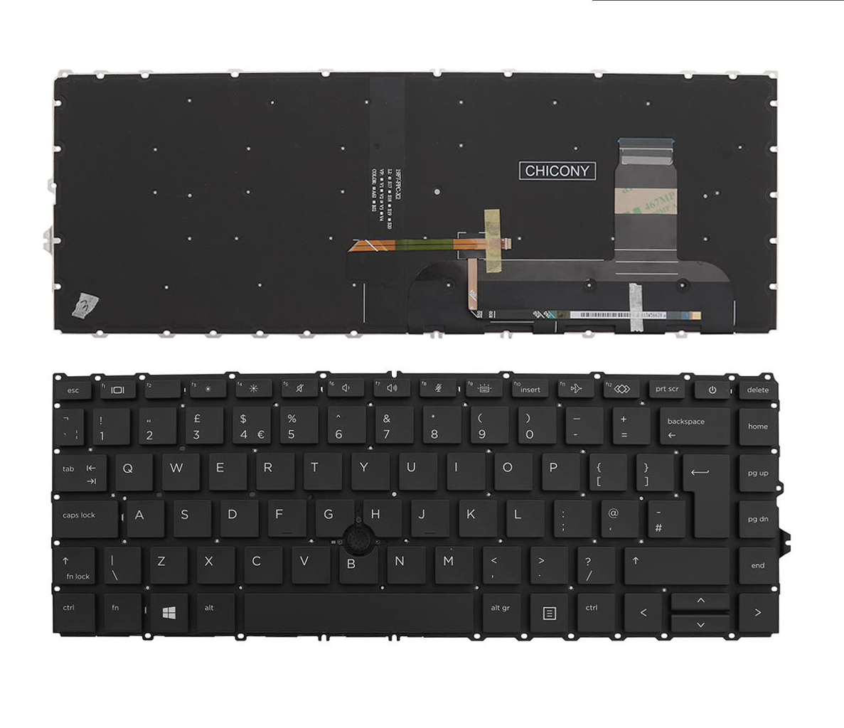 Tastatura Laptop HP EliteBook 840 G7 iluminata layout UK
