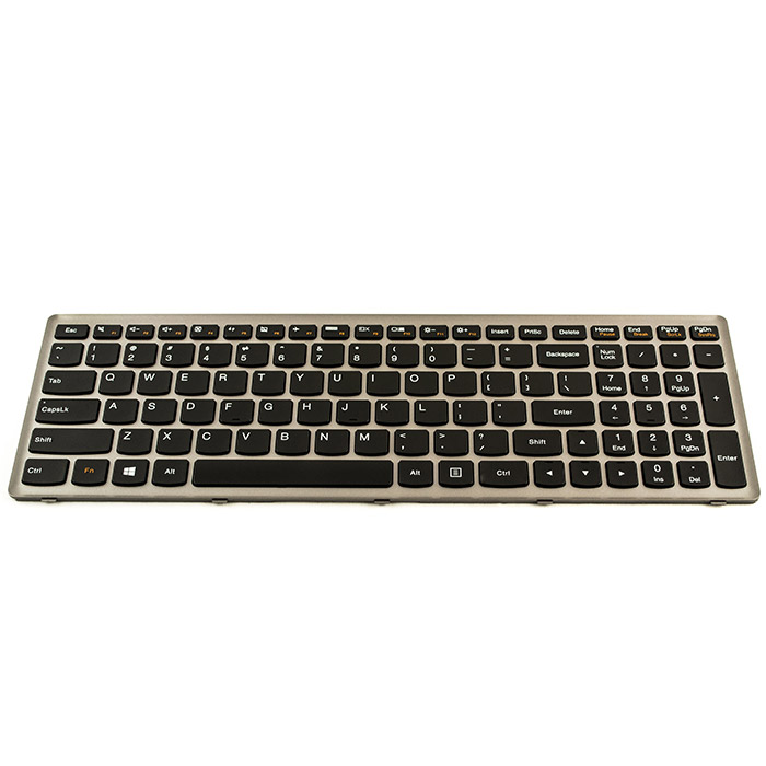 Tastatura Laptop Lenovo Z500-UK cu rama gri - imagine 2