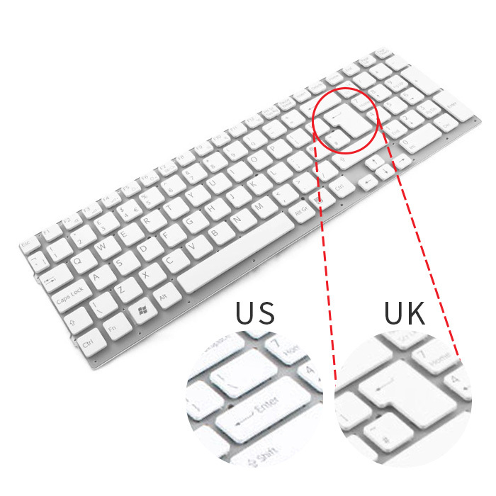Tastatura Laptop Sony Vaio PCG-71312M Alba layout UK