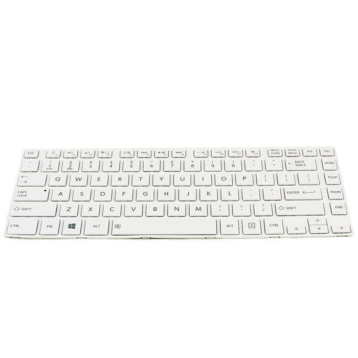 Tastatura Laptop Toshiba Satellite L830 alba - imagine 2